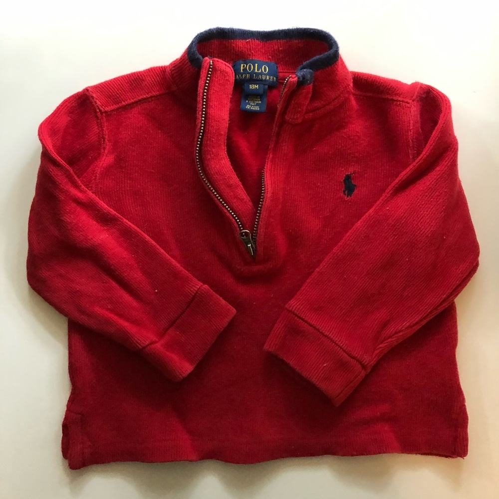 Ralph Lauren half zip pullover-18 months
